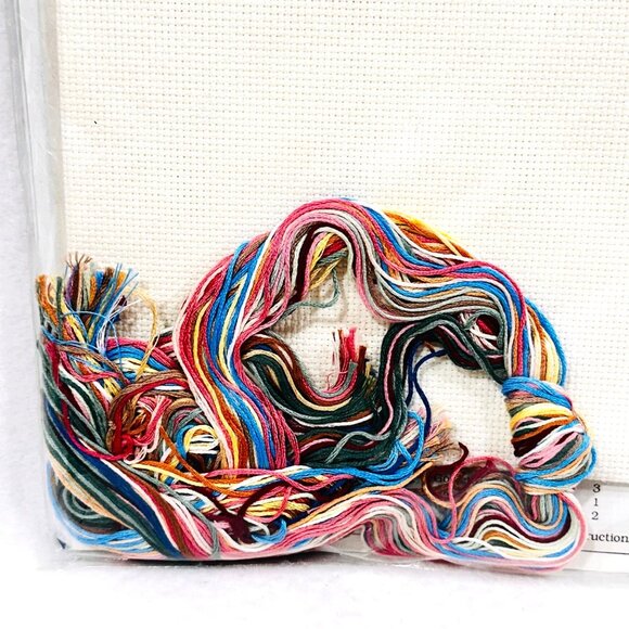 Vintage Sunset Counted Cross Stitch Kit "Mothers Hand & Heart" 12x12 Inch (1990) - Picture 9 of 9